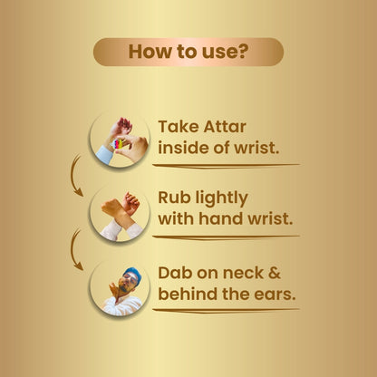 Abu Haami Masterpiece Collection Attar Set (White Oudh, Turkish, Dream Oud)