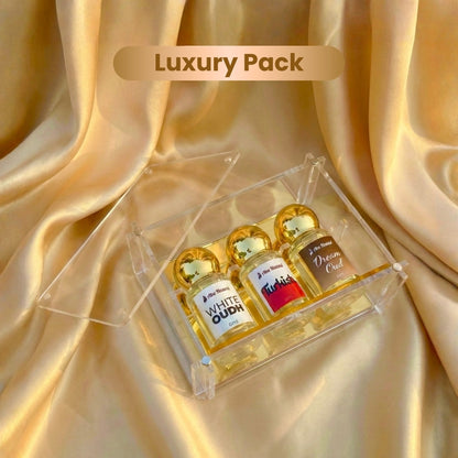 Abu Haami Masterpiece Collection Attar Set (White Oudh, Turkish, Dream Oud)