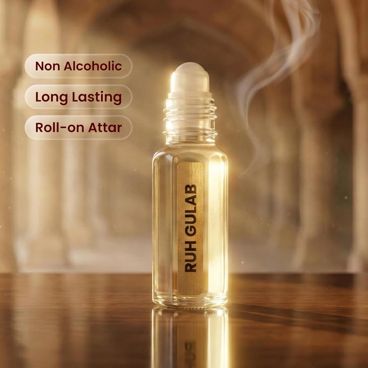 Abu Haami Ruh Gulab Rose Attar 3ml Roll-On