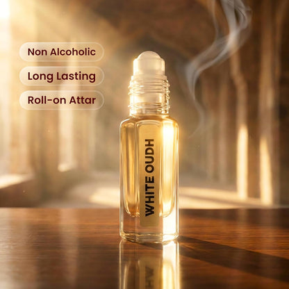 Abu Haami White Oudh Attar Arabic Fragrance 3ml Roll-On