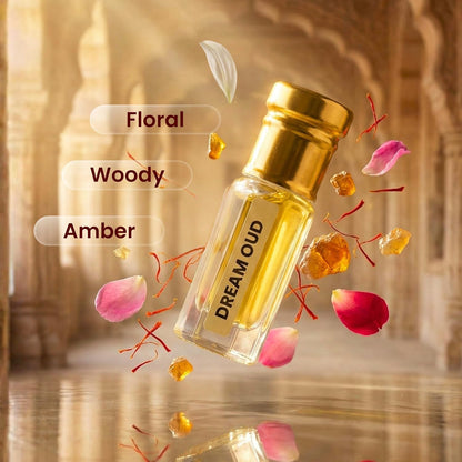 Abu Haami Dream Oud Attar 3ml Roll-On Bold Arabian Fragrance