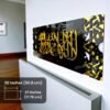 Shahada wall frame, Islamic acrylic frame, Abu Haami Islamic décor, لا اله الا الله محمد رسول الله, Islamic calligraphy art, Muslim home wall hanging, Quranic calligraphy frame, Islamic statement board, black and gold Islamic wall art, acrylic Arabic calligraphy, modern Islamic wall décor, Muslim gift for home, Islamic declaration frame, Islamic wall plaque, prayer room decoration